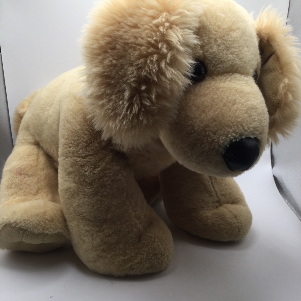 Build A Bear Golden Retriever Puppy Dog Kennel Pal Stuffed Animal Plush Toy 2013